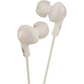 Jvc Gumy Plus Inner-Ear Earbuds (White) HAFX5W